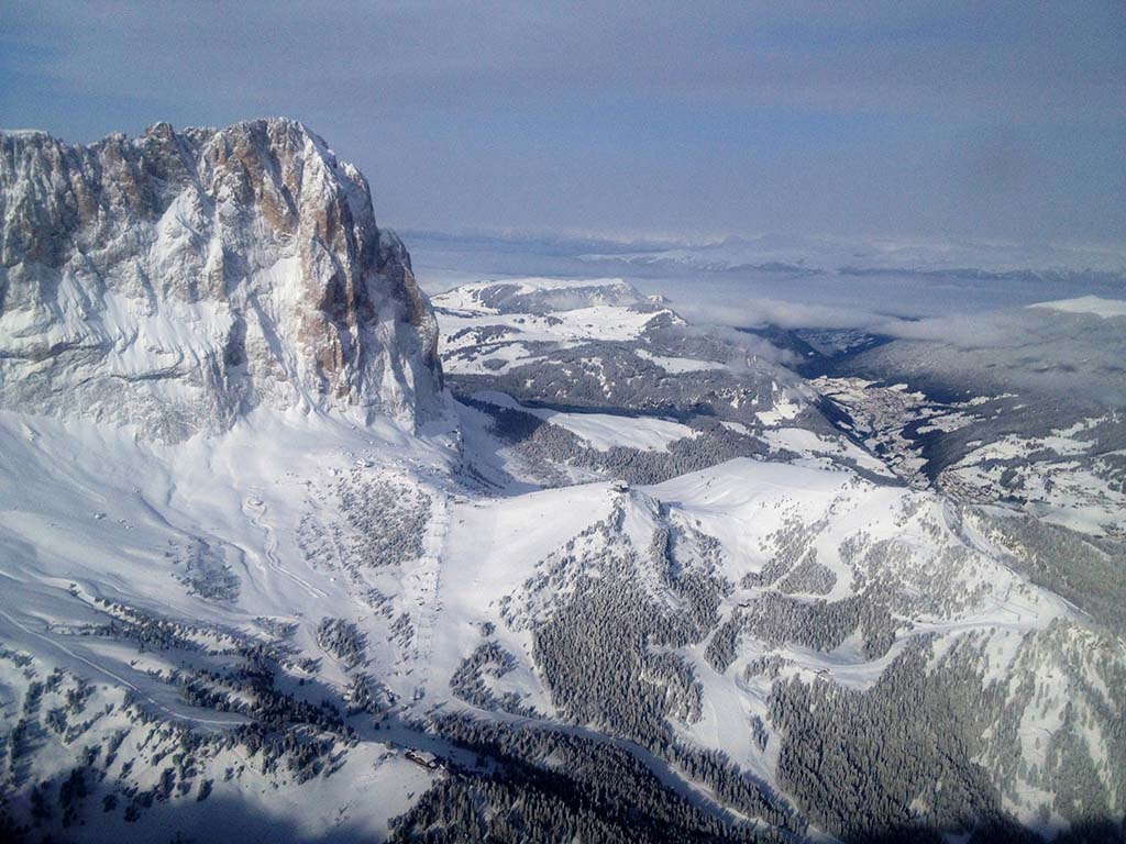 Sassolungo in inverno