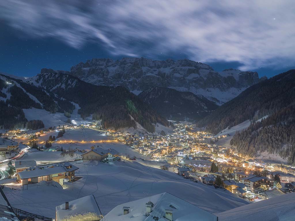 Selva di Val Gardena in inverno