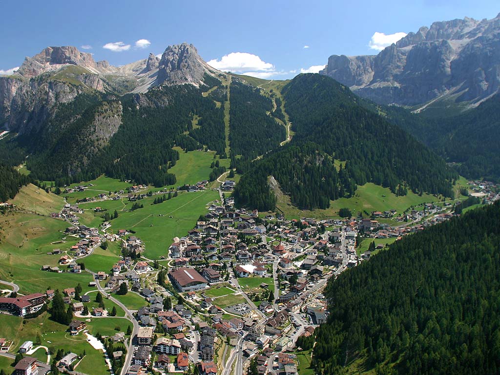 Selva di Val Gardena in estate