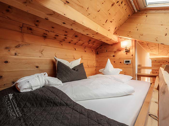 Letto a soppalco massiccio
