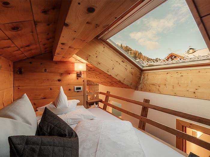 Letto a soppalco massiccio